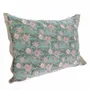 Coussins textile - PENSEE Eté  Housse de coussin 50x75 cm PENSEES COTON CELADON - EN FIL D'INDIENNE...