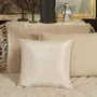 Fabric cushions - Platine Cushion Cover 35X50 Cm Platine Ecru - EN FIL D'INDIENNE...