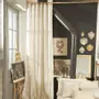 Rideaux et voilages - PLATINE Rideau 140x280 cm ECRU - EN FIL D'INDIENNE...