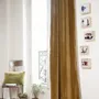 Curtains and window coverings - Medicis Curtain In Cotton Velvet Linen-Lined 3 Layers Cotton Velvet Cotton L - EN FIL D'INDIENNE...