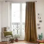 Curtains and window coverings - Medicis Curtain In Cotton Velvet Linen-Lined 3 Layers Cotton Velvet Cotton L - EN FIL D'INDIENNE...
