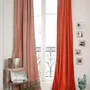 Curtains and window coverings - MEDICIS cotton velvet blackout curtain 130x280cm POWDER PINK - EN FIL D'INDIENNE...