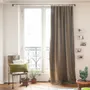 Curtains and window coverings - MEDICIS curtain 130x280cm MEDICIS MOUSSE - EN FIL D'INDIENNE...
