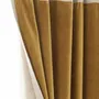 Curtains and window coverings - MEDICIS cotton velvet blackout curtain 130x280cm TOBACCO - EN FIL D'INDIENNE...