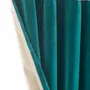 Curtains and window coverings - MEDICIS CANARD cotton velvet blackout curtain 130x280cm - EN FIL D'INDIENNE...