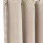 Rideaux et voilages - MEDICIS rideau occultant en velours de coton130x280cm BEIGE - EN FIL D'INDIENNE...