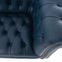Canapés pour collectivités - Chesterfield Prestige Blue | Canapé - CREARTE COLLECTIONS