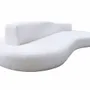 Sofas - Lab Organic White Pearl | 100% Bespoke Double-sided curved sofa - CREARTE COLLECTIONS