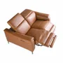 Sofas - 2 seater relax sofa in brown leather - ANGEL CERDÁ