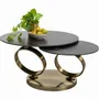Tables basses - Table basse Beverly Gold 132x80cm - KARE DESIGN