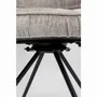 Chaises - Chaise pivotante Arabella argent - KARE DESIGN