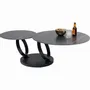 Coffee tables - Coffee Table Beverly Black 133x80cm - KARE DESIGN