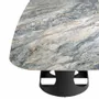 Dining Tables - Oval Barrel porcelain marble dining table - ANGEL CERDÁ