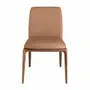 Chairs - Brown leatherette chair - ANGEL CERDÁ