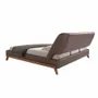 Beds - Chocolate brown leatherette bed - ANGEL CERDÁ