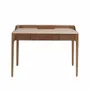 Desks - Writing desk with leatherette and walnut top - ANGEL CERDÁ
