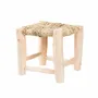 Tabourets - Tabourets marocains en bois et corde de palmier – Artisanat bohème - COSYDAR-DECO