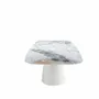 Tables Salle à Manger - Table à manger baril ovale marbre porcelaine - ANGEL CERDÁ