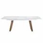 Dining Tables - Oval Barrel porcelain marble extending dining table - ANGEL CERDÁ