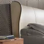 Beds - Cream leatherette bed - ANGEL CERDÁ
