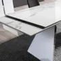 Dining Tables - Rectangular porcelain marble extending dining table - ANGEL CERDÁ