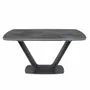 Dining Tables - Oval Barrel porcelain marble extending dining table - ANGEL CERDÁ