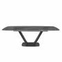Dining Tables - Oval Barrel porcelain marble extending dining table - ANGEL CERDÁ