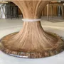 Dining Tables - Tulip table in torn wood and resin - MEUBLES THOURET