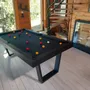 Decorative objects - Iron pool table. - BILLARDS ET BABY-FOOT TOULET