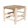 Tabourets - Tabourets marocains en bois et corde de palmier – Artisanat bohème - COSYDAR-DECO