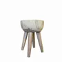 Stools - Old round stool - PAGODA INTERNATIONAL
