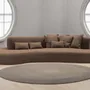 Sofas - Lab Organic IV |Bespoke Curved double-sided fabric sofa - CREARTE COLLECTIONS