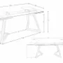 Dining Tables - Rectangular tempered glass and walnut extending dining table - ANGEL CERDÁ