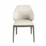 Chairs - Cream leatherette chair - ANGEL CERDÁ