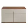 Chests of drawers - Chest of drawers in grey wood and walnut - ANGEL CERDÁ