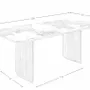 Dining Tables - Rectangular porcelain marble and walnut dining table - ANGEL CERDÁ