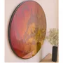Mirrors - Cosmic reflection, decorative round mirror - NARCIS