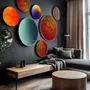 Mirrors - Cosmic reflection, decorative round mirror - NARCIS