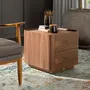 Night tables - Walnut bedside table with lighting - ANGEL CERDÁ