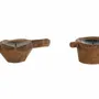 Unique pieces - ANTIQUE WOODEN CANDLE HOLDER 4 ASSORTED - ITEM HOME BY ITEM INTERNATIONAL