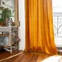 Rideaux et voilages - FORTUNA Rideau en velours de soie 110x300 cm TABAC - EN FIL D'INDIENNE...