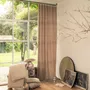 Rideaux et voilages - FORTUNA Rideau en velours de soie 110x300 cm FORTUNA BEIGE - EN FIL D'INDIENNE...