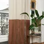 Rideaux et voilages - FORTUNA DUO  Rideau en velours de soie et lin 140x300 cm TAUPE - EN FIL D'INDIENNE...