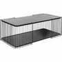 Coffee tables - Coffee Table Wire Double Black 120x60cm - KARE DESIGN