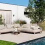Lawn sofas   - Santorini modular sofa - 4 SEASONS OUTDOOR