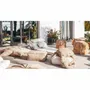 Outdoor space equipments - Outdoor floor cushion in raffia effect fabric M - MX HOME