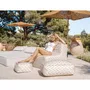Outdoor space equipments - Outdoor floor cushion multi white pile multi color M - MX HOME
