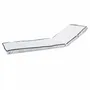 Outdoor space equipments - Outdoor mattress for deckchair - removable white piping cover - MX HOME