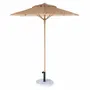Parasols - Parasol rond 2m effet raphia  - MX HOME