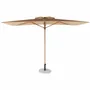 Sunshades - 3x2m raffia effect parasol - MX HOME